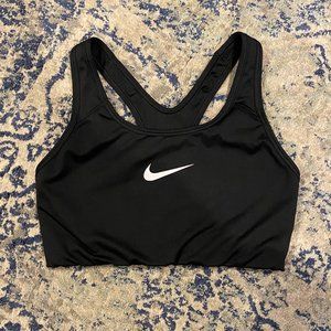 Nike Dri-Fit Black Sports Bra, Size S